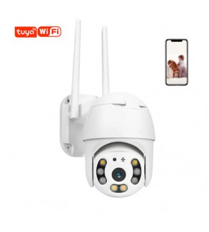 Caméra PTZ connectée Wifi 1080p - Compatible Alexa et Google Home