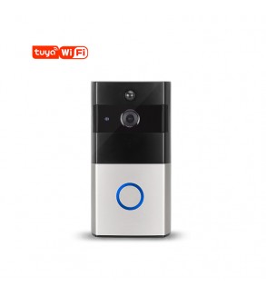 Smart doorbell with batteries and chime - Alexa and Google Home compatible