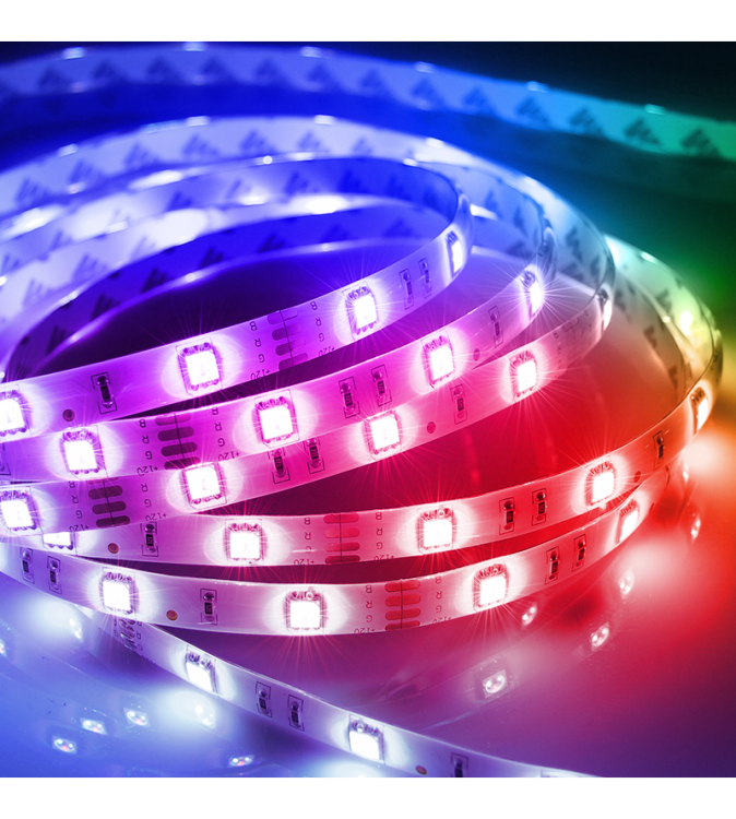 5m RGB Wifi LED strip - Google Home and Alexa compatible